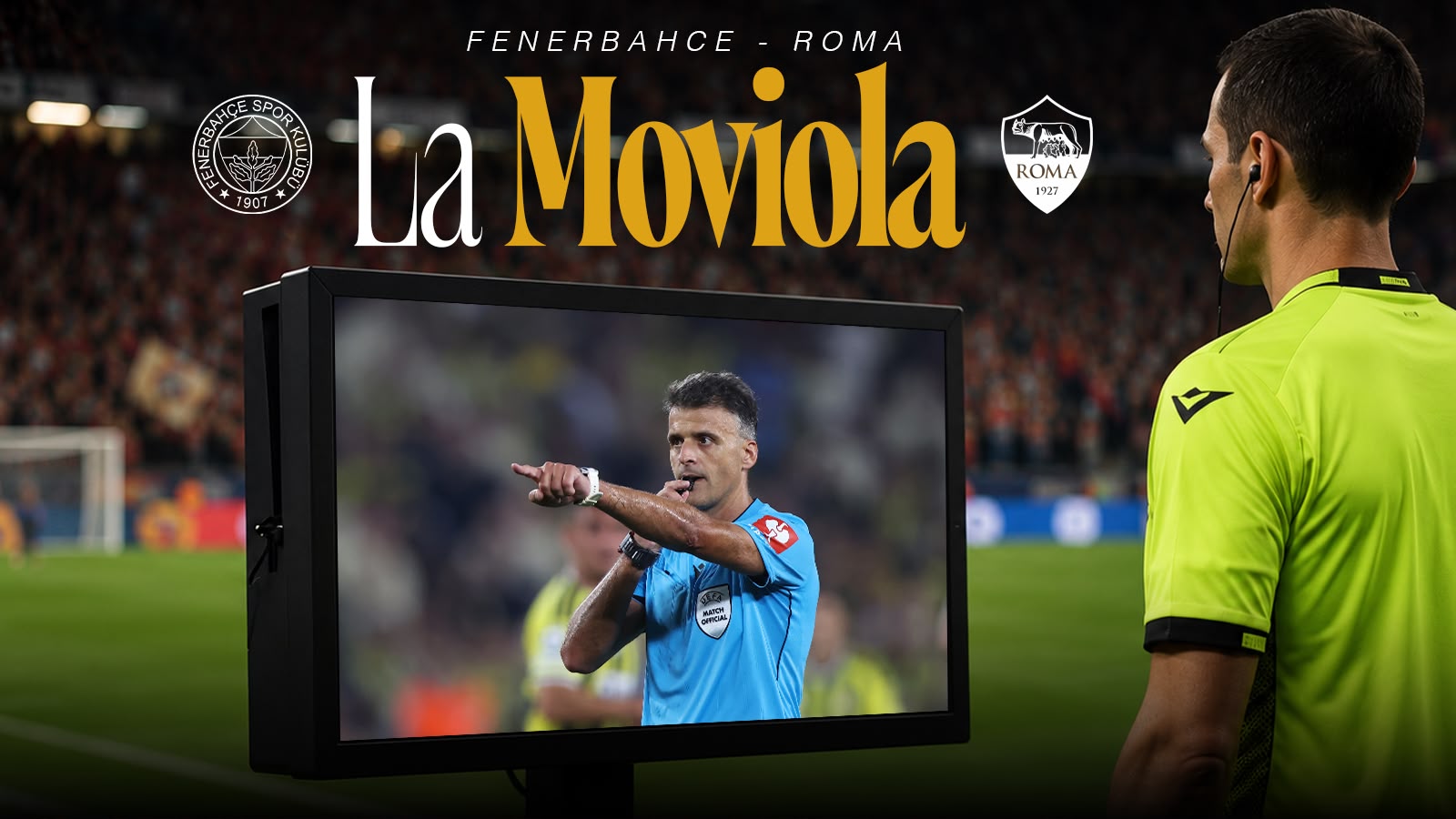 Fenerbahçe-Roma, la moviola: rigore prima concesso e poi revocato dal VAR