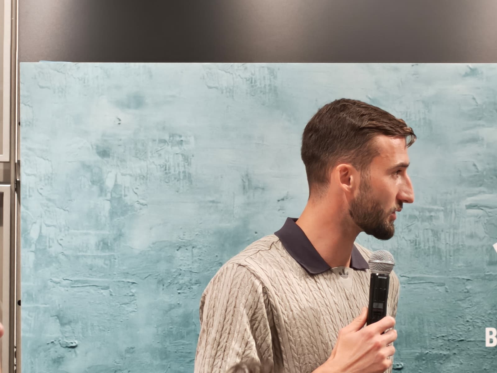 Bryan Cristante all'evento Adidas "Meet 4 Real"